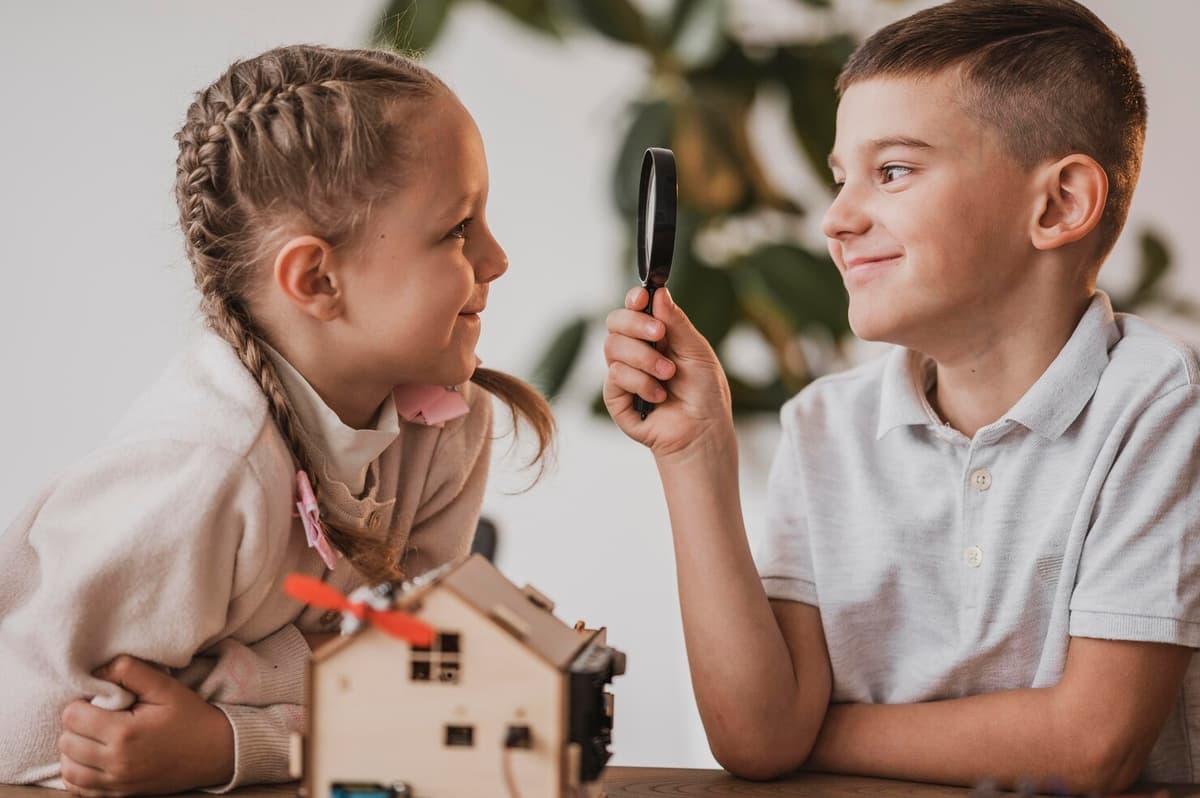 Children communicating confidently